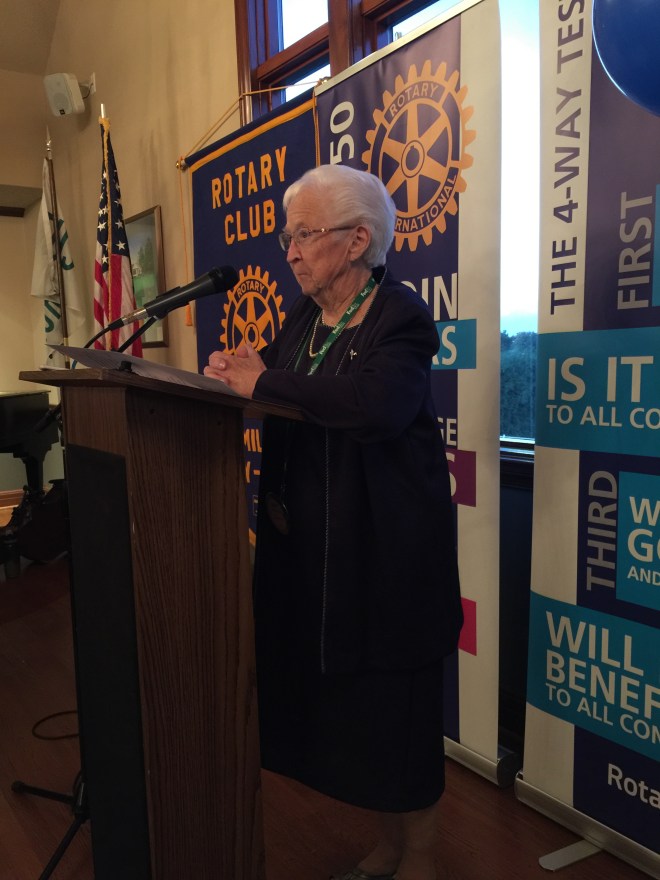 Mary Hamilton Honorary member and wife of Hugh Hamilton, president 1974-75 